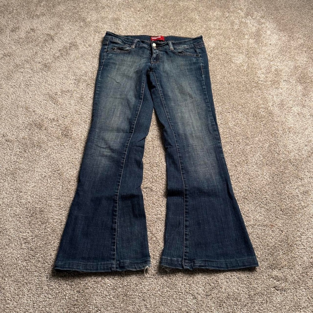 UISSOS CROSSHATCH LOW RISE BOOTCUT DENIM - Picture 3 of 5